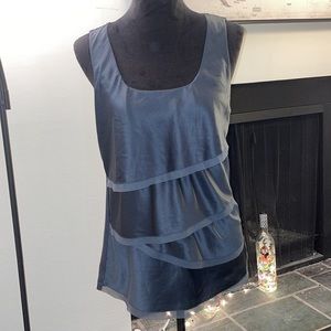 Ann Taylor: Ruffled silk tank